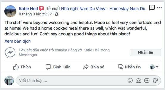 Nam Du View Guest House Exterior photo